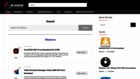 What Rahim-soft.com website looked like in 2021 (3 years ago)