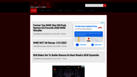 What Rajah.com website looked like in 2021 (3 years ago)