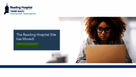 What Readinghealth.org website looked like in 2021 (3 years ago)
