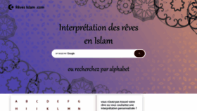 What Reve-islam.com website looked like in 2021 (3 years ago)
