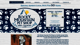 What Rockymountainpetshop.com website looked like in 2021 (3 years ago)