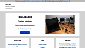 What Rei-labs.net website looked like in 2021 (3 years ago)