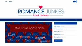 What Romancejunkies.com website looked like in 2021 (3 years ago)