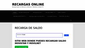 What Recarga.net.ve website looked like in 2021 (3 years ago)