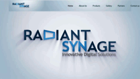 What Radiantsynage.com website looked like in 2021 (3 years ago)