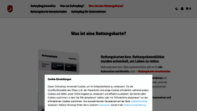 What Rettungskarten.eu website looked like in 2021 (3 years ago)