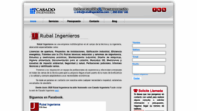 What Rubalingenieros.com website looked like in 2021 (3 years ago)