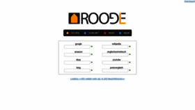 What Roogle.de website looked like in 2021 (3 years ago)