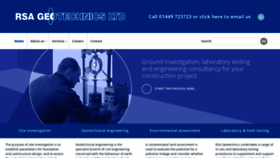 What Rsa-geotechnics.co.uk website looked like in 2021 (3 years ago)