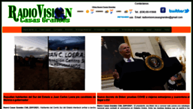 What Radiovisioncasasgrandes.com website looked like in 2021 (3 years ago)