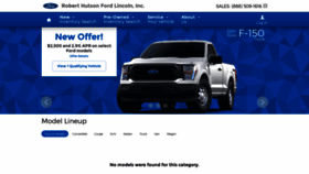 What Roberthutsonford.com website looked like in 2021 (3 years ago)