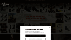 What Rmwilliams-store.co.uk website looked like in 2021 (3 years ago)
