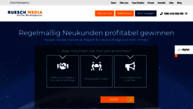 What Rueschmedia.de website looked like in 2021 (3 years ago)