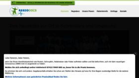 What Regiodocs.de website looked like in 2021 (3 years ago)