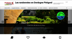 What Rando.dordogne.fr website looked like in 2021 (3 years ago)
