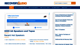 What Recoveryaudio.org website looked like in 2021 (3 years ago)