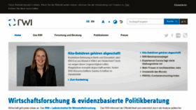 What Rwi-essen.de website looked like in 2021 (5 years ago)