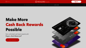 What Rogersbank.com website looked like in 2021 (3 years ago)