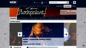 What Rockpalast.de website looked like in 2021 (3 years ago)