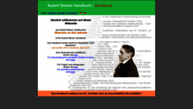 What Rudolf-steiner-handbuch.de website looked like in 2021 (5 years ago)