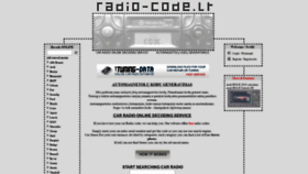 What Radio-code.lt website looked like in 2021 (3 years ago)