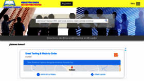 What Rucecuador.com website looked like in 2021 (3 years ago)