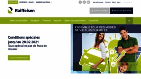 What Raiffeisen.lu website looked like in 2021 (3 years ago)
