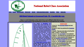 What Rebelsailor.com website looked like in 2021 (3 years ago)