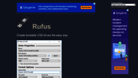 What Rufus.ie website looked like in 2021 (3 years ago)