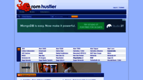 What Romhustler.org website looked like in 2021 (3 years ago)