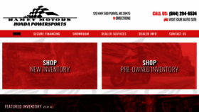 What Rameymotorpowersports.com website looked like in 2021 (3 years ago)