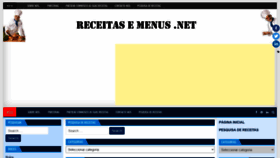 What Receitasemenus.net website looked like in 2021 (3 years ago)