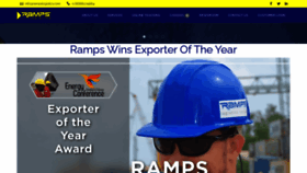 What Rampslogistics.com website looked like in 2021 (3 years ago)