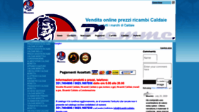 What Ricambi-caldaie-beretta.com website looked like in 2021 (3 years ago)