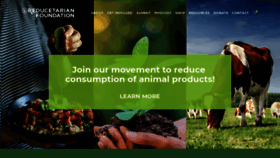 What Reducetarian.org website looked like in 2021 (3 years ago)