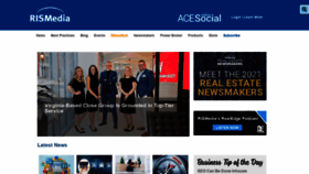 What Rismedia.com website looked like in 2021 (4 years ago)