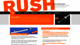 What Rushnsp.org.au website looked like in 2021 (3 years ago)