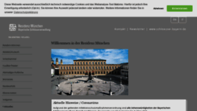What Residenz-muenchen.de website looked like in 2021 (3 years ago)