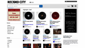 What Recordcity.jp website looked like in 2021 (3 years ago)