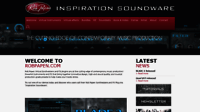 What Robpapen.com website looked like in 2021 (3 years ago)