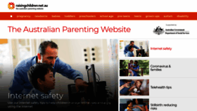 What Raisingchildren.net.au website looked like in 2021 (3 years ago)