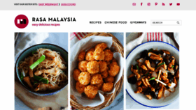 What Rasamalaysia.com website looked like in 2021 (3 years ago)