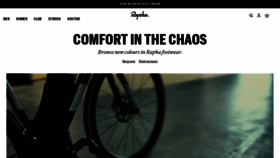 What Rapha.cc website looked like in 2021 (3 years ago)