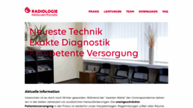 What Radiologie-mds.berlin website looked like in 2021 (3 years ago)