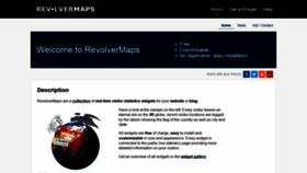 What Revolvermaps.com website looked like in 2021 (3 years ago)