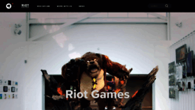What Riotgames.com website looked like in 2021 (3 years ago)