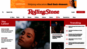 What Rollingstone.com website looked like in 2021 (3 years ago)