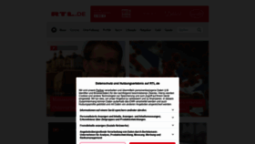 What Rtl.de website looked like in 2021 (3 years ago)