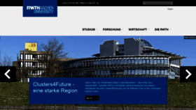 What Rwth-aachen.de website looked like in 2021 (3 years ago)