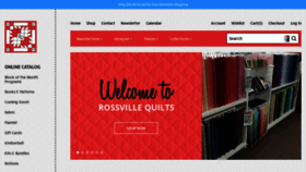 What Rossvillequilts.com website looked like in 2021 (3 years ago)